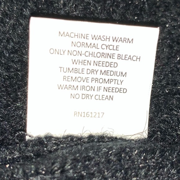 Lissy size L black shimmer crew neck long sleeve sweater with tie waist accent - Picture 13 of 14